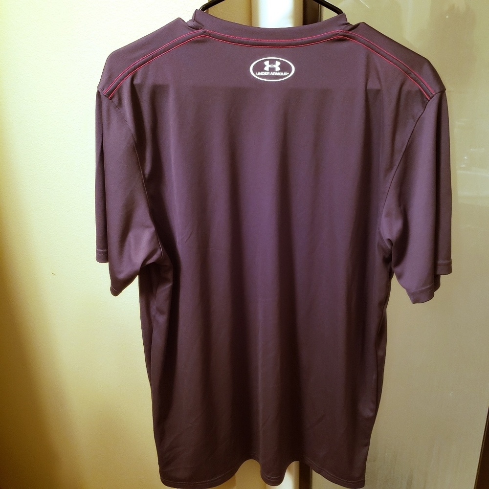 Under Amour Mens Heatgear Grey Bball shirt Sz M - Picture 3 of 7
